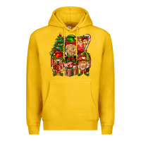 Lemon Christmas Elf Truck Premium Hoodie - BundleAndBundleShop