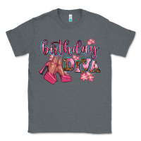 Charcoal Heather birthday diva Classic Tee - AdoDesignShop