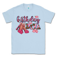 Dusty Blue birthday diva Classic Tee - AdoDesignShop