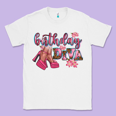 Birthday Diva Classic Tee Designed By Adodesignshop