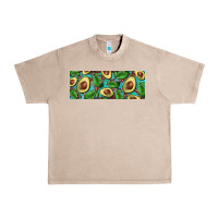 French Oak avacado with turquoise and leopard background 11 oz mug Urban Heavy Tee - BarkalooDesign