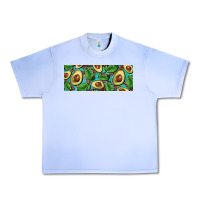 Grape Ice avacado with turquoise and leopard background 11 oz mug Urban Heavy Tee - BarkalooDesign