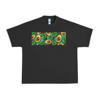 Pigment Black avacado with turquoise and leopard background 11 oz mug Urban Heavy Tee - BarkalooDesign