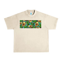 Sandshell avacado with turquoise and leopard background 11 oz mug Urban Heavy Tee - BarkalooDesign