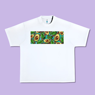 Avacado With Turquoise And Leopard Background 11 Oz Mug Urban Heavy Tee Designed By Barkaloodesign