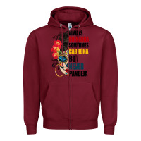 Burgundy always chingona sugar skull Zipper Hoodie - BundleAndBundleShop