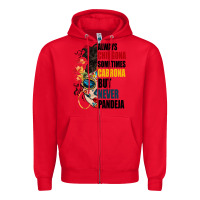 Red always chingona sugar skull Zipper Hoodie - BundleAndBundleShop