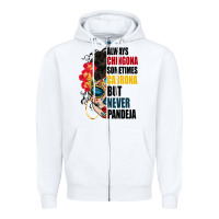 White always chingona sugar skull Zipper Hoodie - BundleAndBundleShop