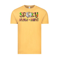 Vintage Mustard Spooky State of Mind Vintage Tee - texasbilliewilder