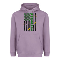 Lavender shamrock usa flag Heavyweight Hoodie - MaliasSmallBusiness