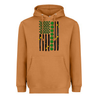 Meerkat shamrock usa flag Heavyweight Hoodie - MaliasSmallBusiness