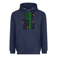 Navy shamrock usa flag Heavyweight Hoodie - MaliasSmallBusiness