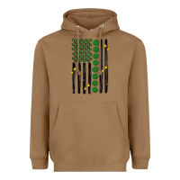 Toasted Coconut shamrock usa flag Heavyweight Hoodie - MaliasSmallBusiness