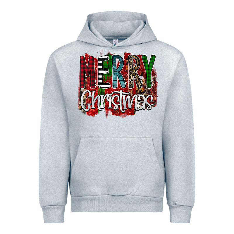 Merry Christmas Buffalo Plaid Leopard Urban Hoodie by Bettercallsaul | Teevron