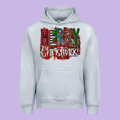 Merry Christmas Buffalo Plaid Leopard Urban Hoodie Designed By Bettercallsaul