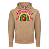 Vintage Coffee school rainbow Vintage Hoodie - Zillion Design Studio