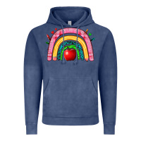 Vintage Denim school rainbow Vintage Hoodie - Zillion Design Studio