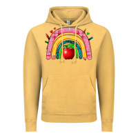 Vintage Mustard school rainbow Vintage Hoodie - Zillion Design Studio