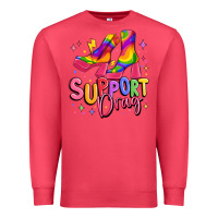 Cardinal support drag pride Premium Sweatshirt - MaliasSmallBusiness