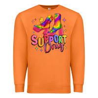 Carrot support drag pride Premium Sweatshirt - MaliasSmallBusiness