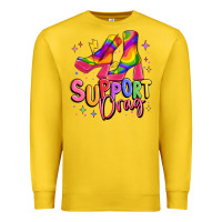 Lemon support drag pride Premium Sweatshirt - MaliasSmallBusiness