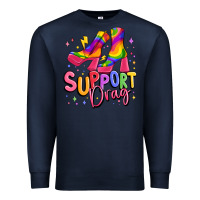 Navy support drag pride Premium Sweatshirt - MaliasSmallBusiness