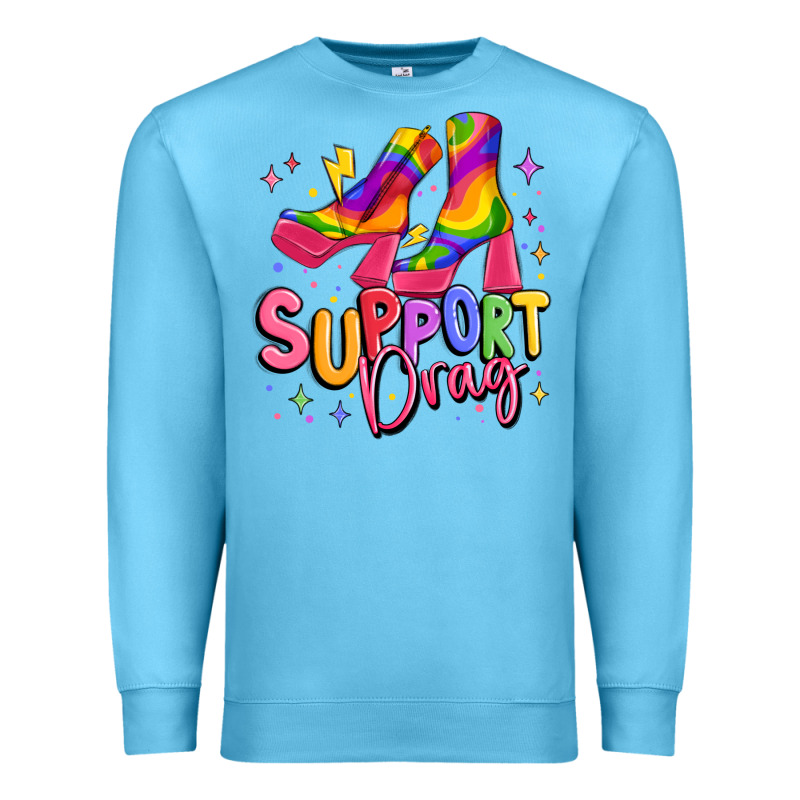 Support Drag Pride Premium Sweatshirt by MaliasSmallBusiness | Teevron