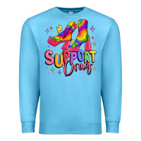 Ocean Blue support drag pride Premium Sweatshirt - MaliasSmallBusiness