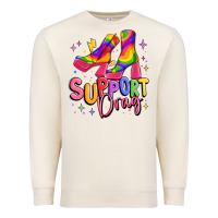 Sandshell support drag pride Premium Sweatshirt - MaliasSmallBusiness