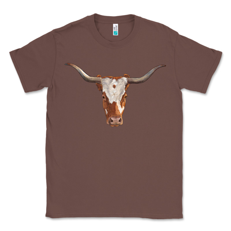 Longhorn Cow Head Classic Tee by RanaPortraitStore | Teevron