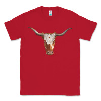 Red longhorn cow head Classic Tee - RanaPortraitStore