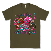 Army Green in october we wear pink football Classic Tee - AdoDesignShop