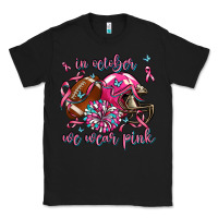 Black in october we wear pink football Classic Tee - AdoDesignShop