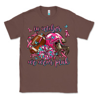 In October We Wear Pink Football Classic Tee | Teevron