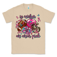 Mushroom in october we wear pink football Classic Tee - AdoDesignShop