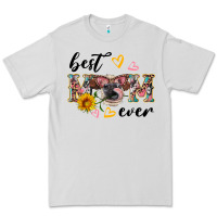 Dove Grey best mom ever with cow Premium Tee - Artiststas