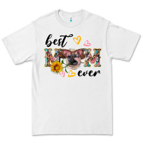 White best mom ever with cow Premium Tee - Artiststas