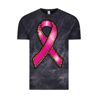 Cloud Black breast cancer ribbon Vintage Tee - RanaPortraitStore