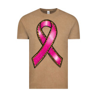 Vintage Coffee breast cancer ribbon Vintage Tee - RanaPortraitStore