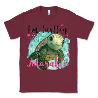 Burgundy i'm turtley adorable Classic Tee - JahusDesignShop