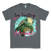 Charcoal Heather i'm turtley adorable Classic Tee - JahusDesignShop