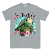 Heather Grey i'm turtley adorable Classic Tee - JahusDesignShop