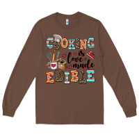 Chestnut cooking is love made edible Long Sleeve Tee - AdoDesignShop