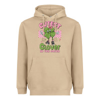 Mushroom cutest clover in the patch Heavyweight Hoodie - MaliasSmallBusiness