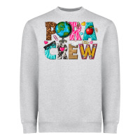Heather Grey para crew Heavyweight Sweatshirt - texasbilliewilder
