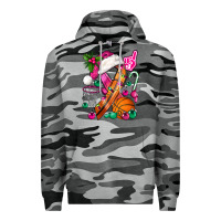 Slate Camo Pink Christmas Breast Cancer Ribbon Basketball Premium Hoodie - BundleAndBundleShop