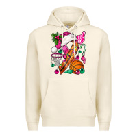Tofu Pink Christmas Breast Cancer Ribbon Basketball Premium Hoodie - BundleAndBundleShop