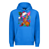 True Royal Pink Christmas Breast Cancer Ribbon Basketball Premium Hoodie - BundleAndBundleShop
