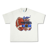 Pistachio livin' that football mom life Urban Heavy Tee - Zillion Design Studio