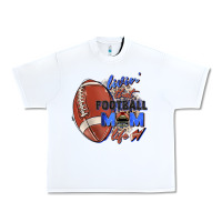 White livin' that football mom life Urban Heavy Tee - Zillion Design Studio